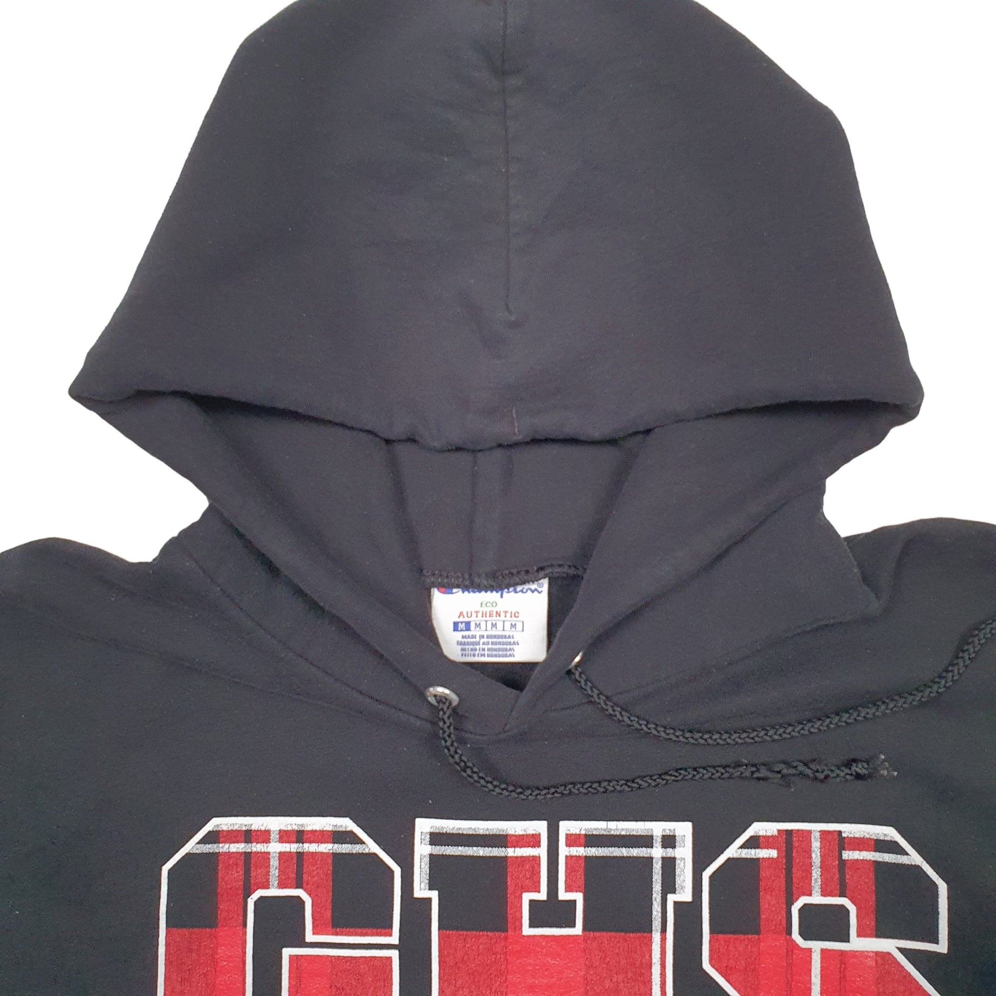 Mens Black Champion GHS Basketball Hoodie Jumper