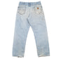 Carhartt Casual Regular Fit Thermal Lined Jeans W36 L31 Blue