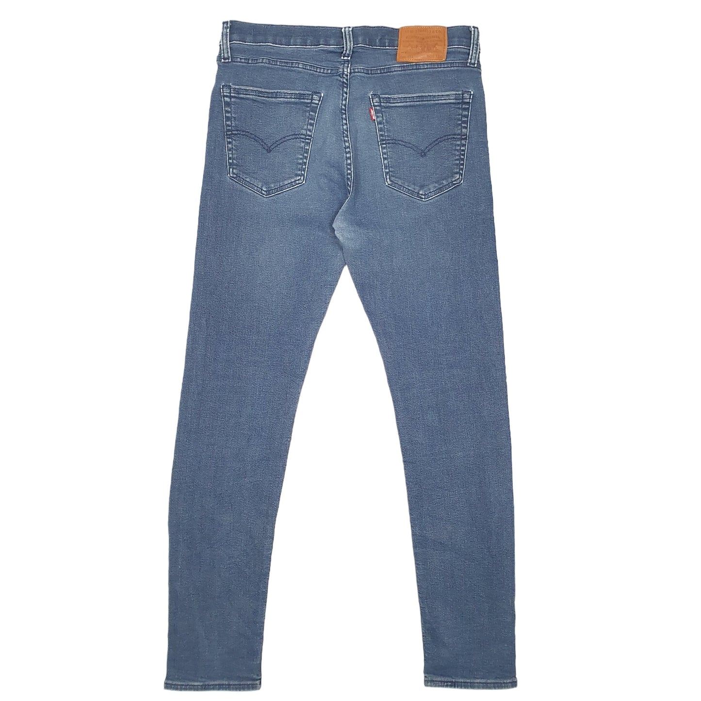 Mens Blue Levis Stretch Tapered 512 JeansW34 L34