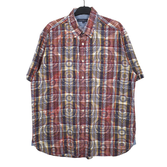 Red Tommy Hilfiger Short Sleeve Shirt