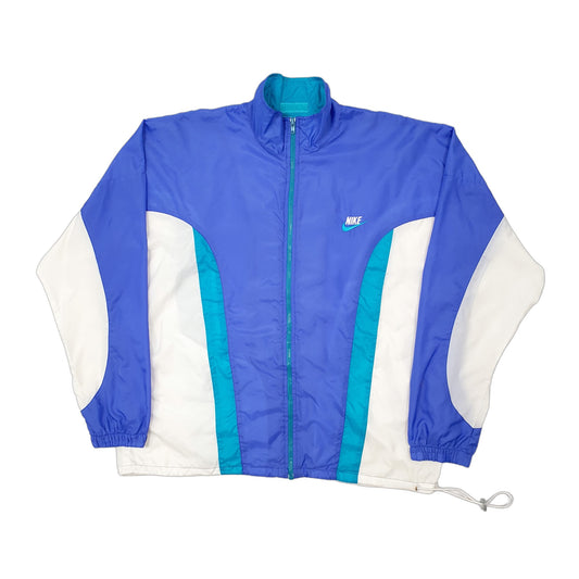 Womens Blue Nike Vintage 1980s Windrunner  Coat