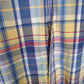 Polo Ralph Lauren Long Sleeve Custom Fit Check Shirt Blue