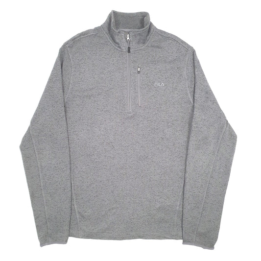 Fila Quarter Zip Fleece L Grey