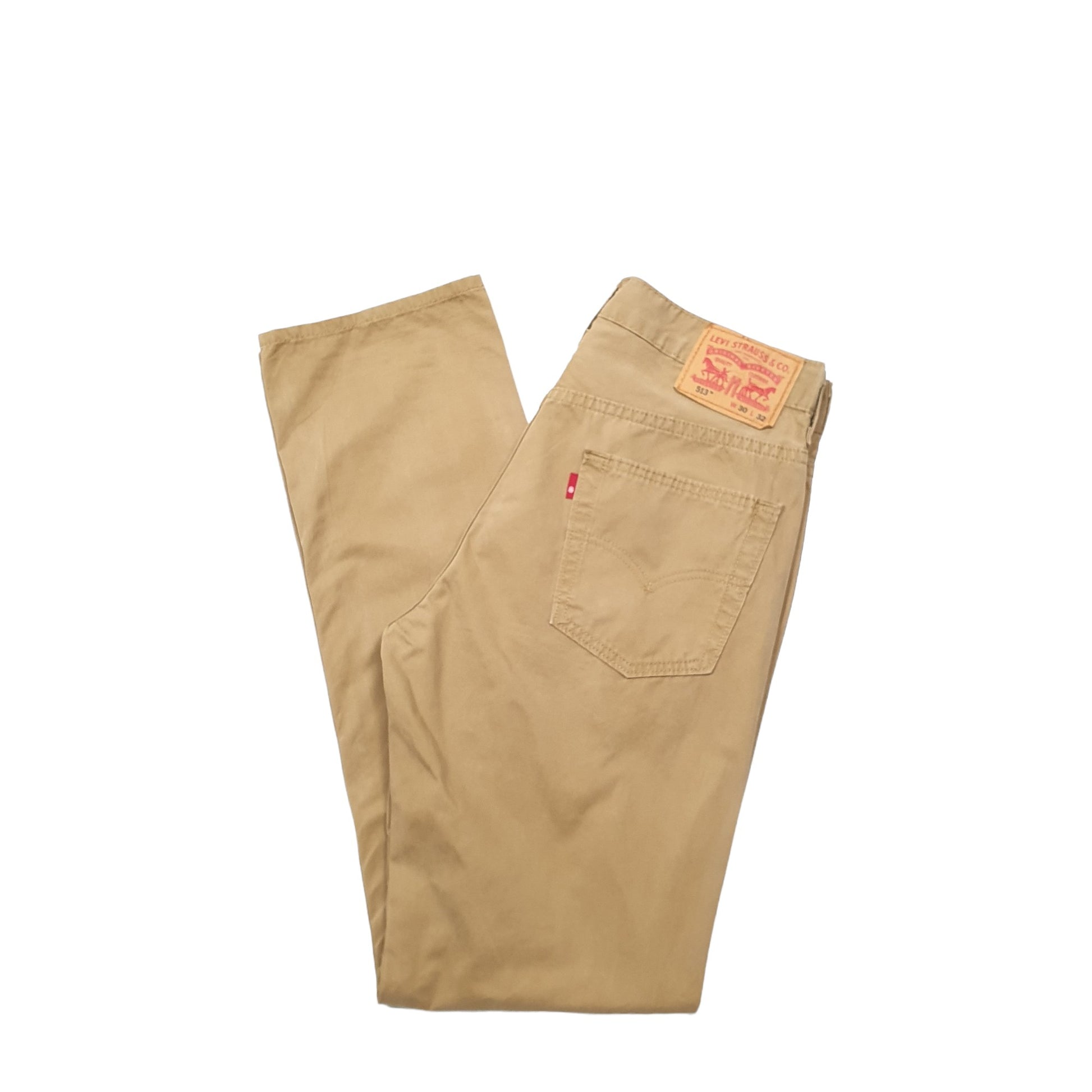 Levis 513 Slim Fit Jeans W30 L32 Beige