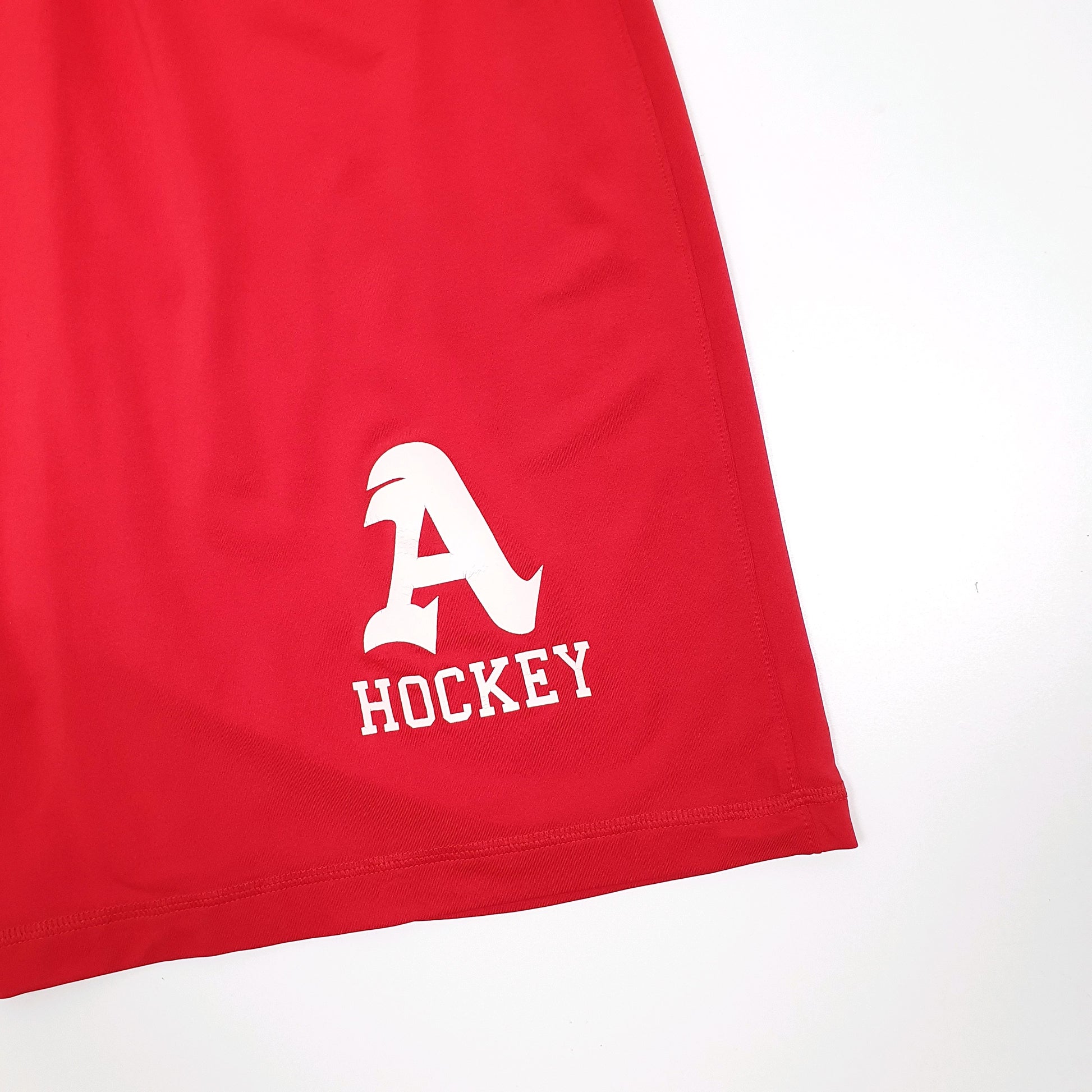 Under Armour Heat Gear Loose Fit Hockey Red Sport Shorts W30 Red