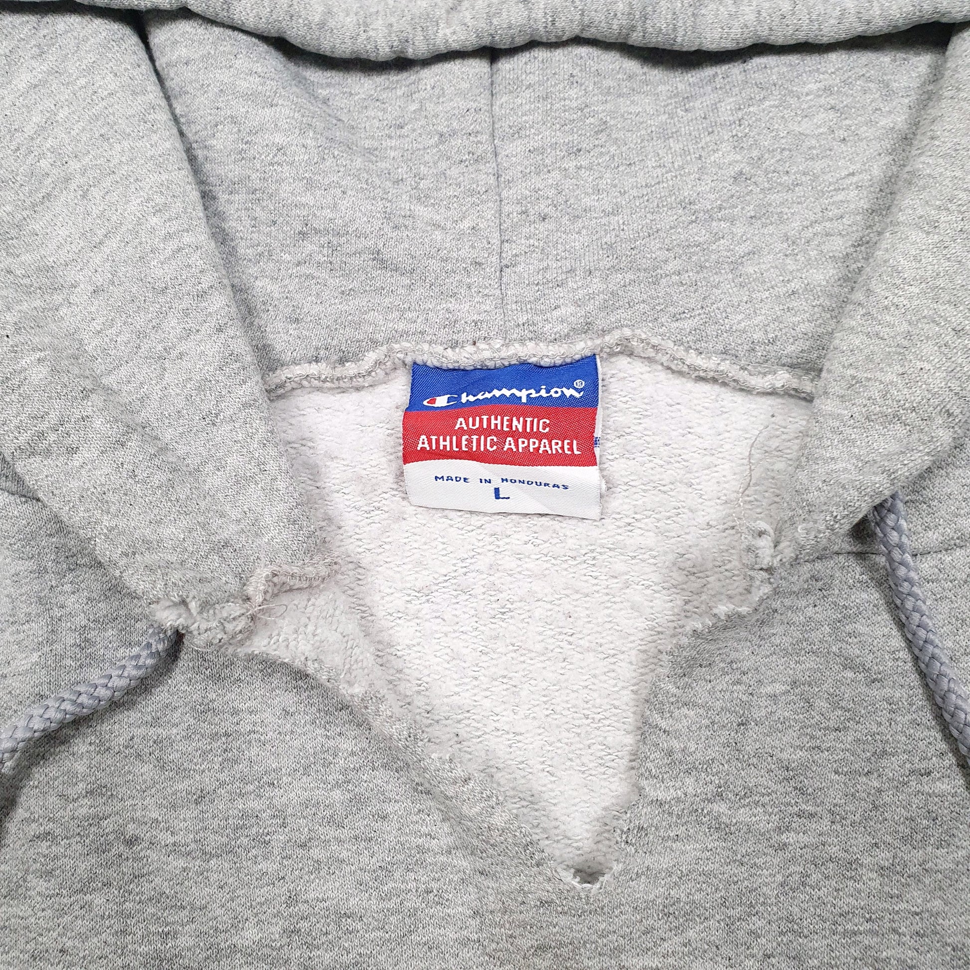 Mens Grey Champion James Madison Dukes American Football JMU Hoodie Jumper