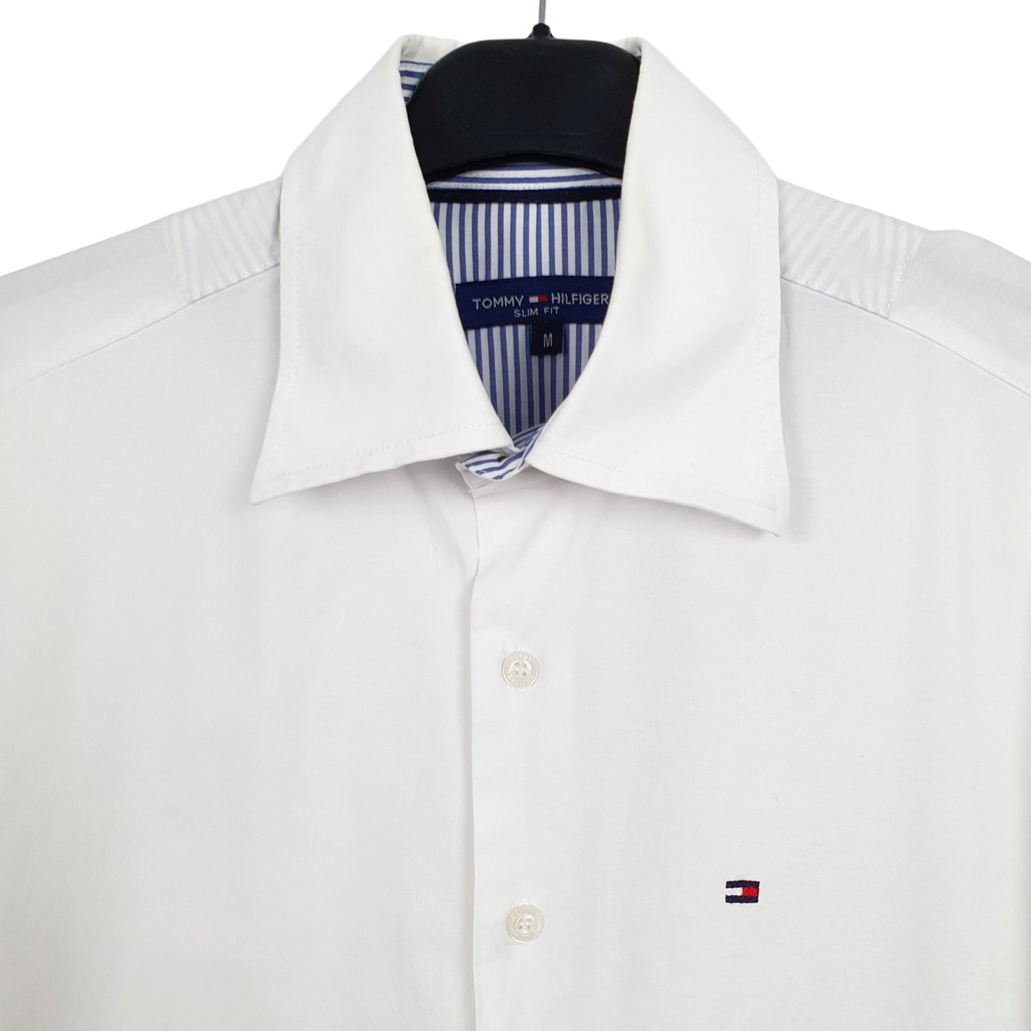Mens White Tommy Hilfiger  Short Sleeve Shirt