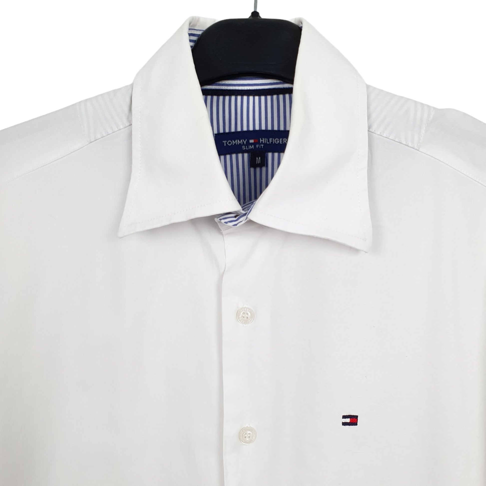 Mens White Tommy Hilfiger  Short Sleeve Shirt