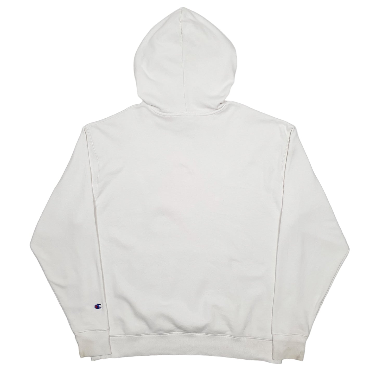 Mens White Champion  Hoodie Jumper