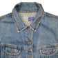 Womens Blue Colours of the world Trucker Denim Jacket Coat