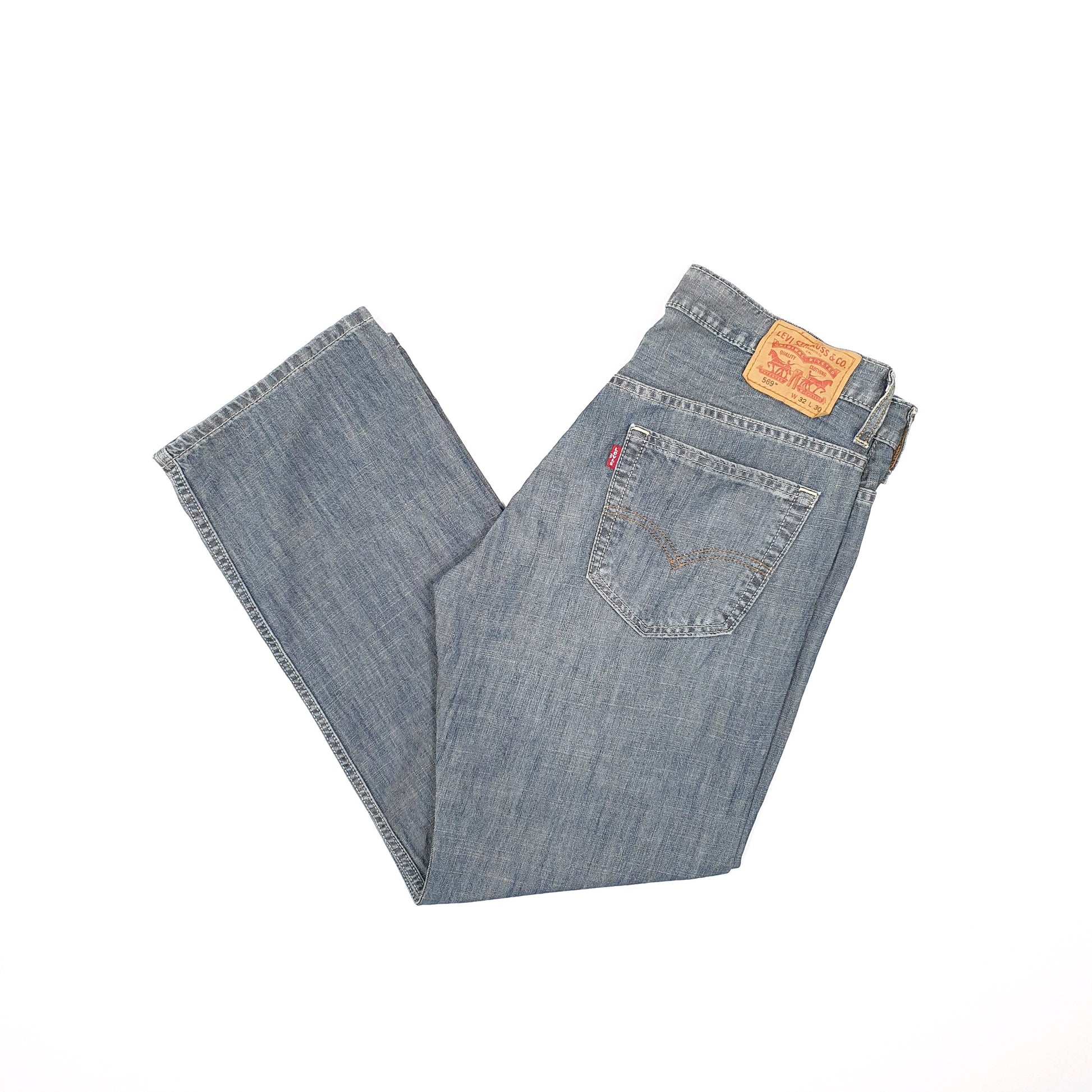 Levis 569 Loose Fit Jeans W34 L29 Blue