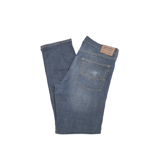 Levis Signature Straight Fit Jeans W36 L31 Blue