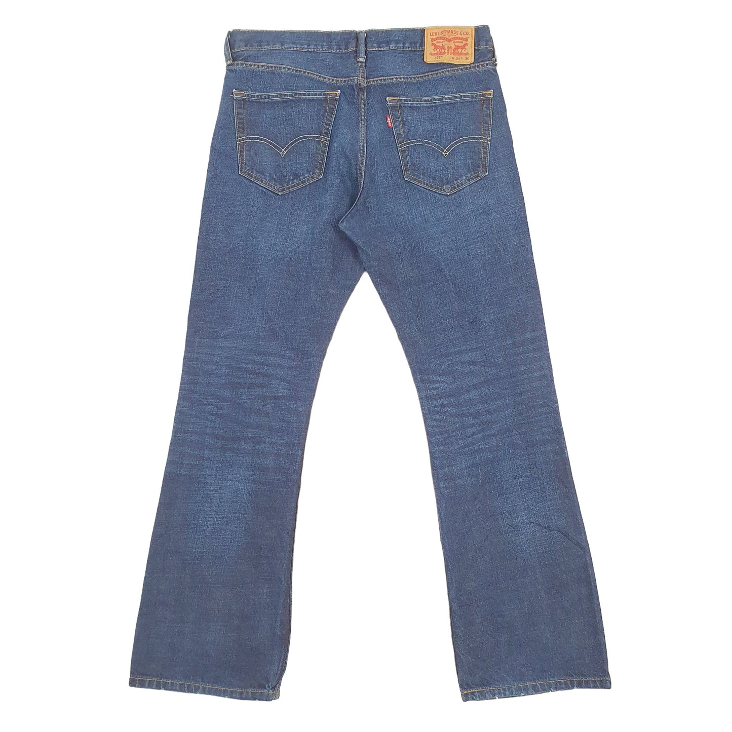 Levis 527 Bootcut Fit Jeans W34 L30 Blue