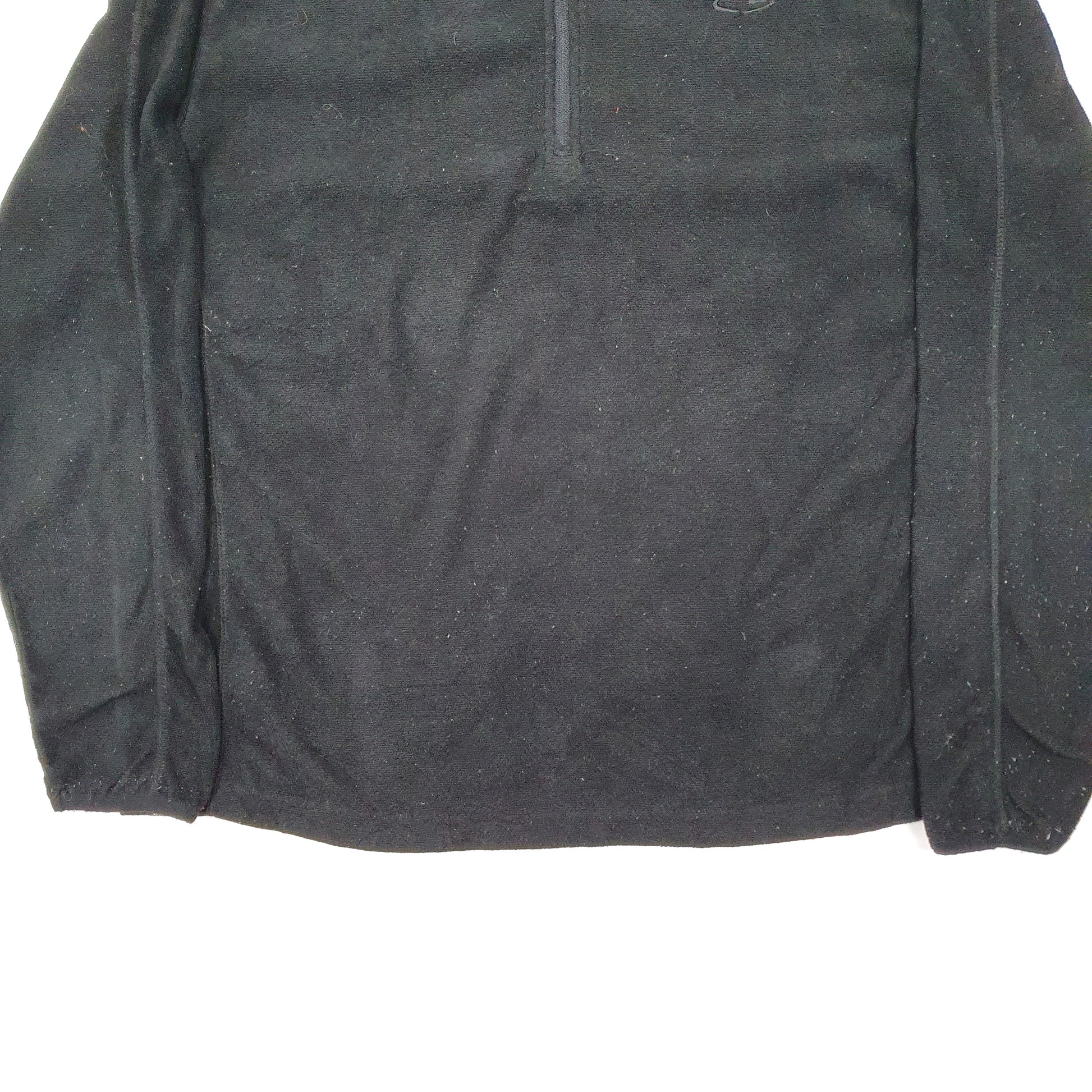 Mens Black Champion  Quarter Zip Jumper