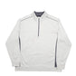 Mens White Nike  Quarter Zip Jumper