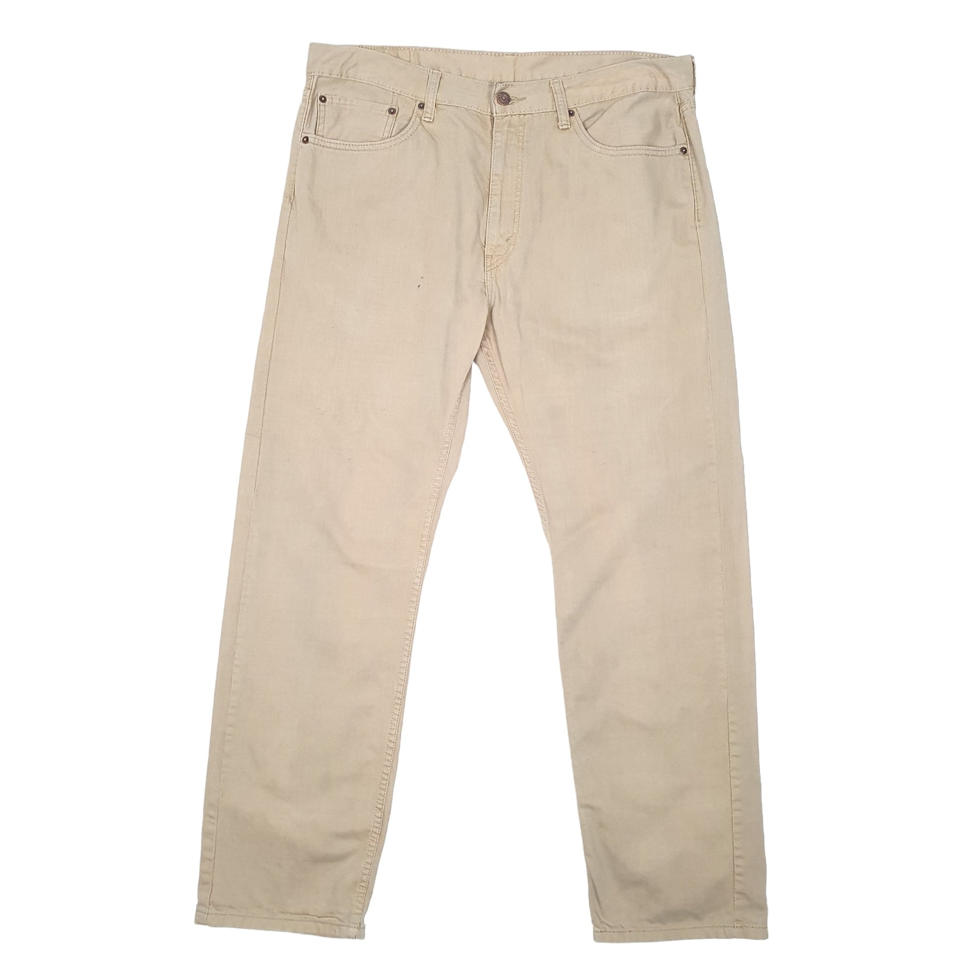 Mens Beige Levis  505 JeansW36 L32