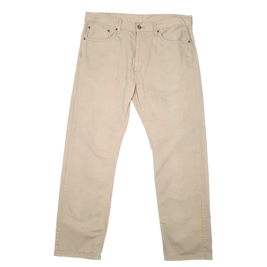 Mens Beige Levis  505 JeansW36 L32