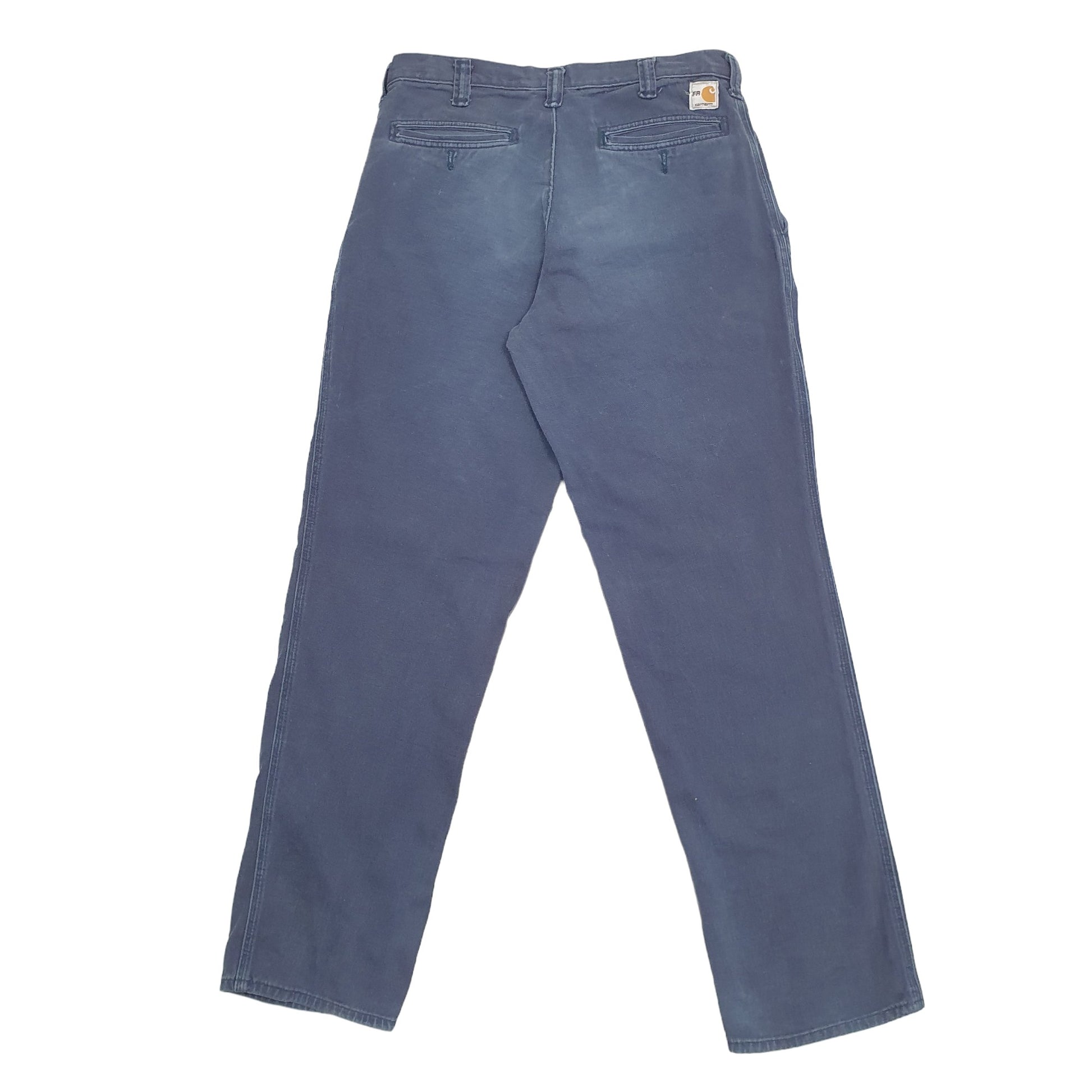 Mens Blue Carhartt Fire Resistant Carpenter JeansW32 L32