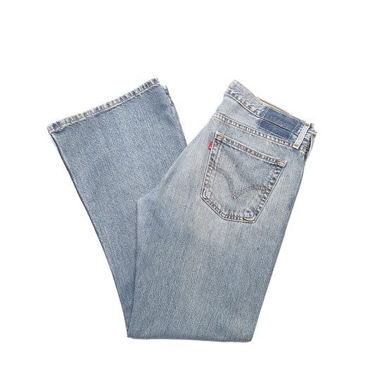 Levis 527 Bootcut Fit Jeans W34 L30 Blue