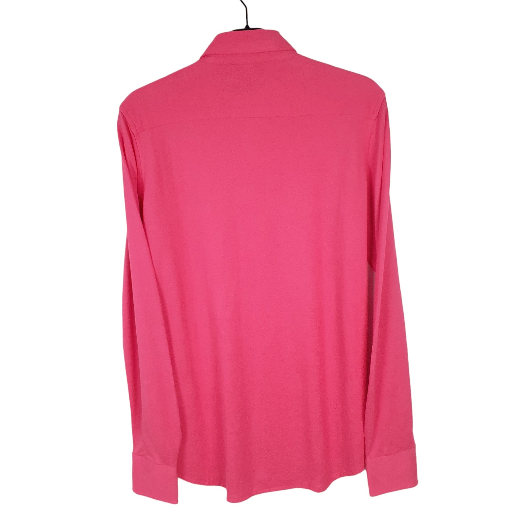 Womens Pink Ralph Lauren Oxford Knit Long Sleeve Shirt