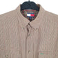 Tommy Hilfiger Houndstooth Long Sleeve Regular Fit Check Shirt Blue