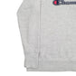 Mens Grey Champion Spellout Crewneck Jumper