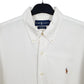Mens White Ralph Lauren  Long Sleeve Shirt