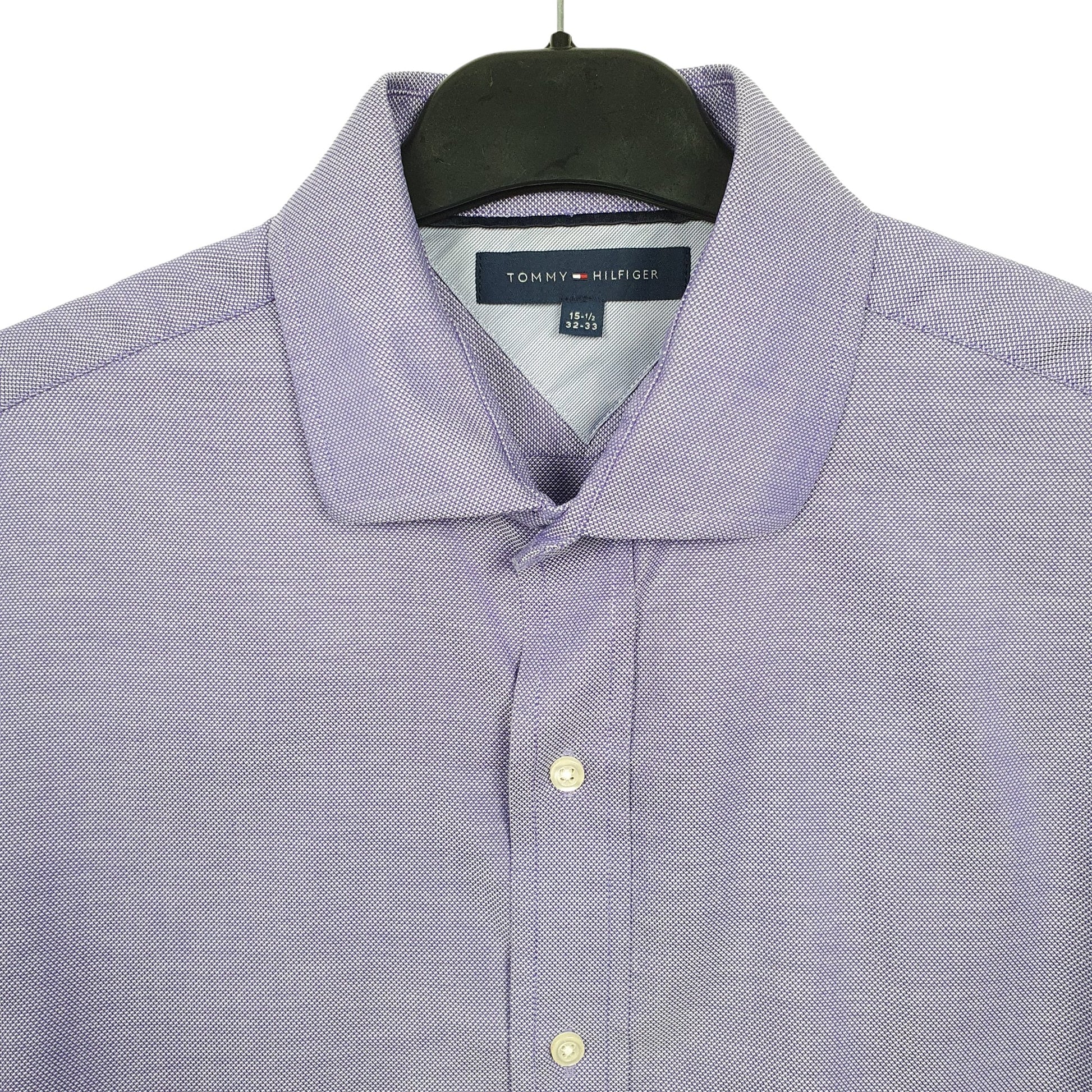 Tommy Hilfiger Long Sleeve Regular Fit Shirt Purple