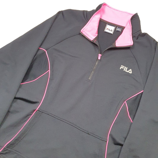 Fila Quarter Zip XL Black