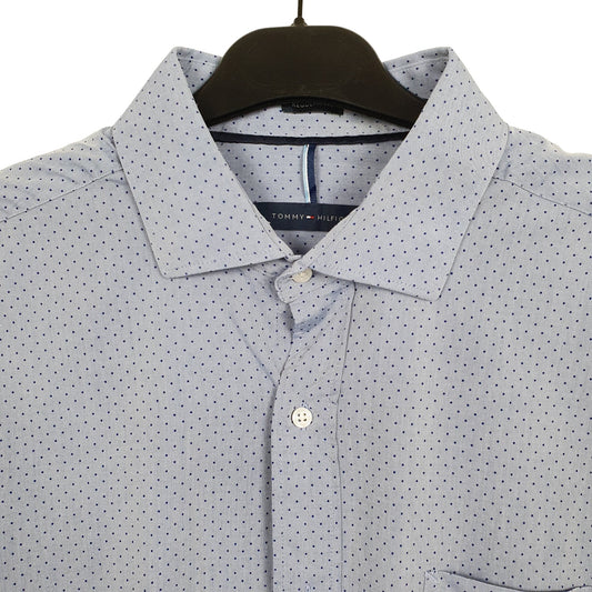 Mens Blue Tommy Hilfiger  Long Sleeve Shirt