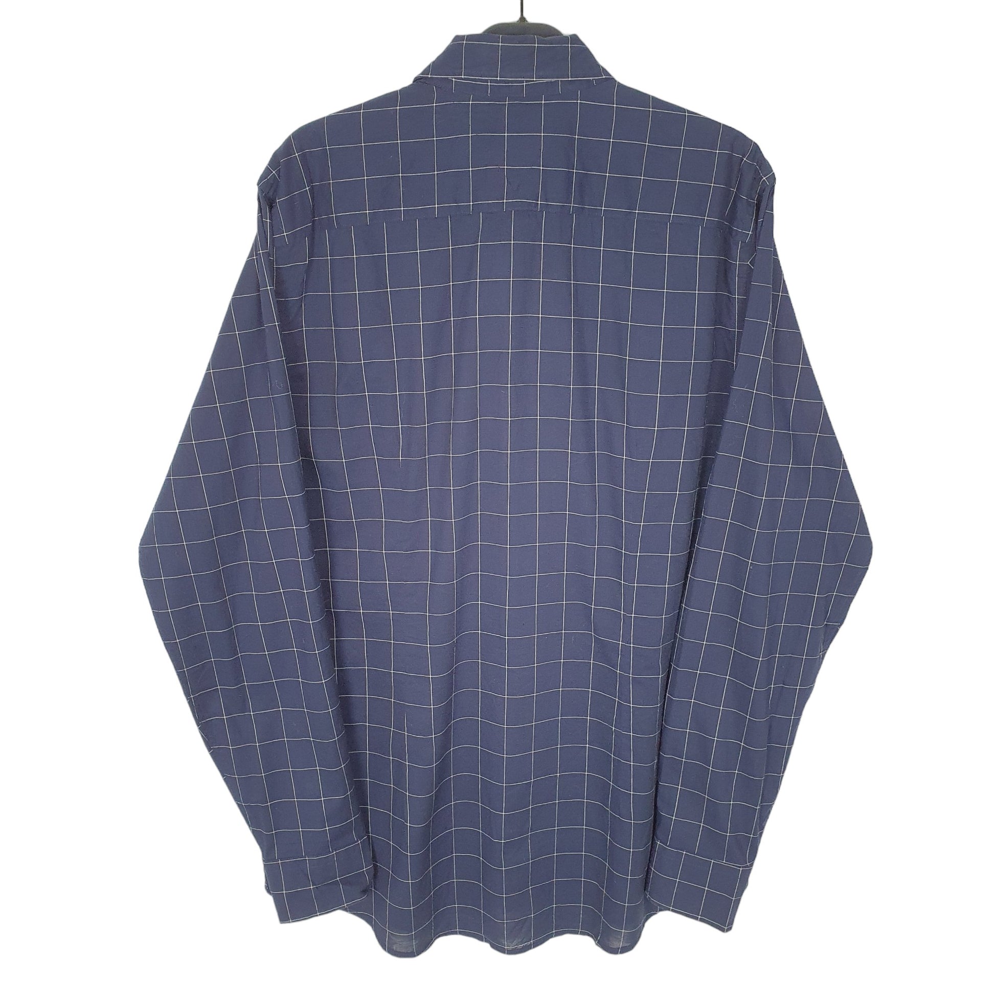 Tommy Hilfiger Long Sleeve Slim Fit Check Shirt Navy