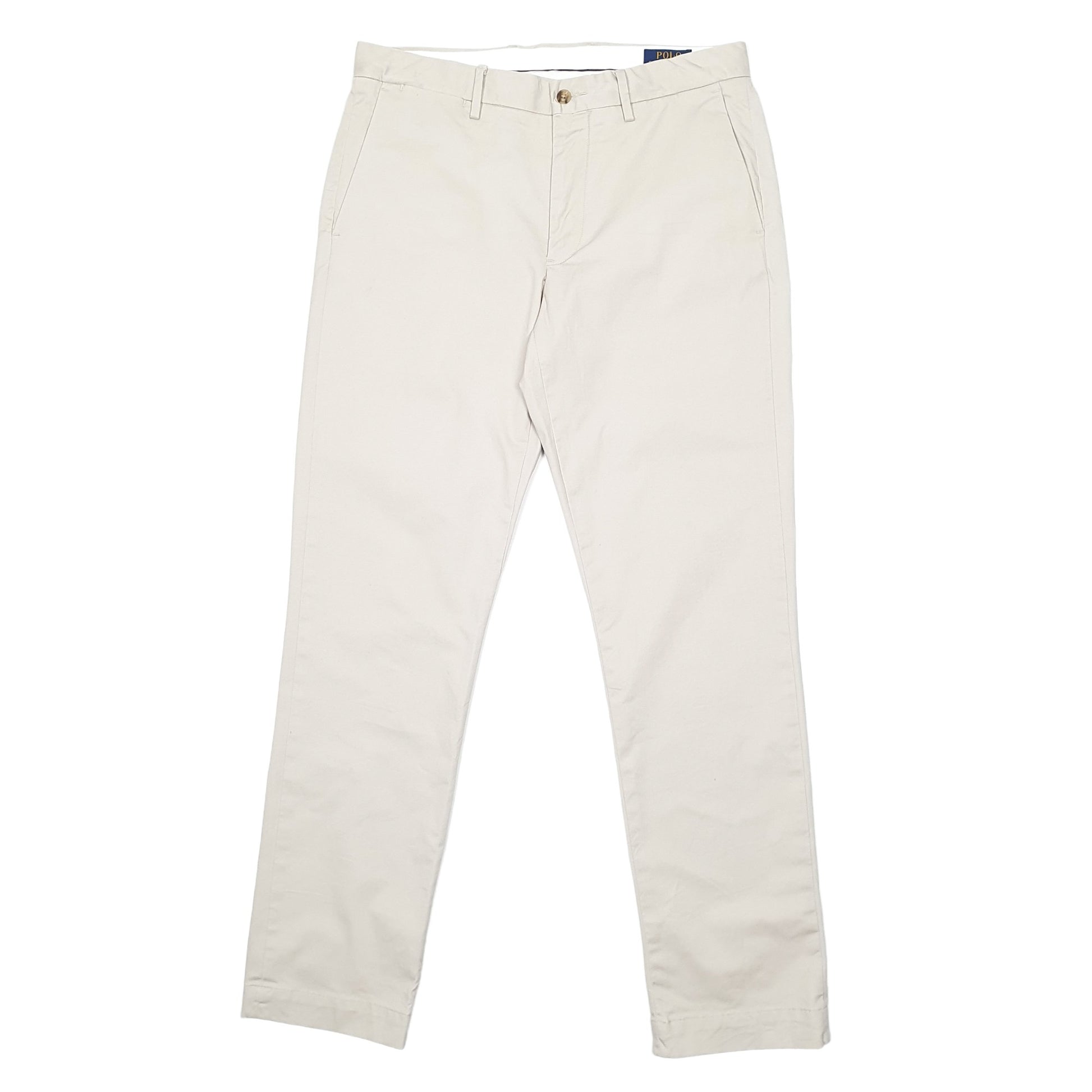Mens Cream Polo Ralph Lauren  Chino Trousers