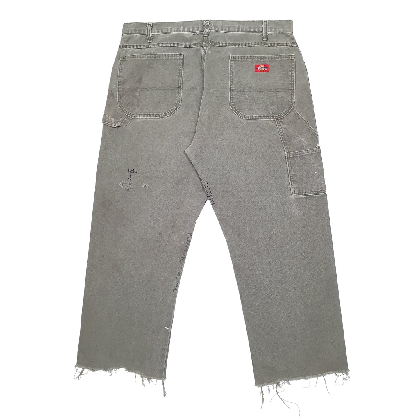 Mens Khaki Dickies  Carpenter Trousers