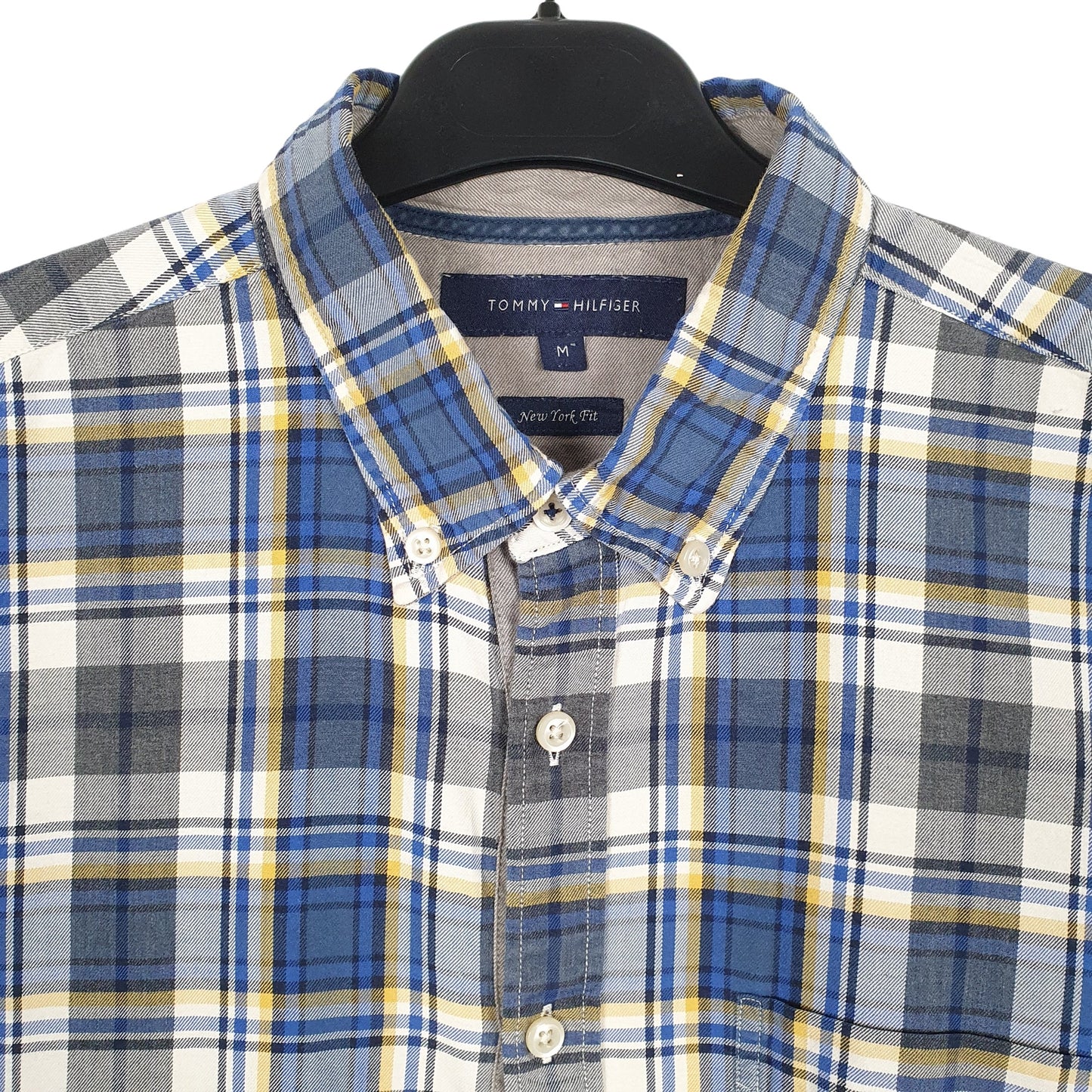 Tommy Hilfiger Long Sleeve Regular Fit Check Shirt Blue