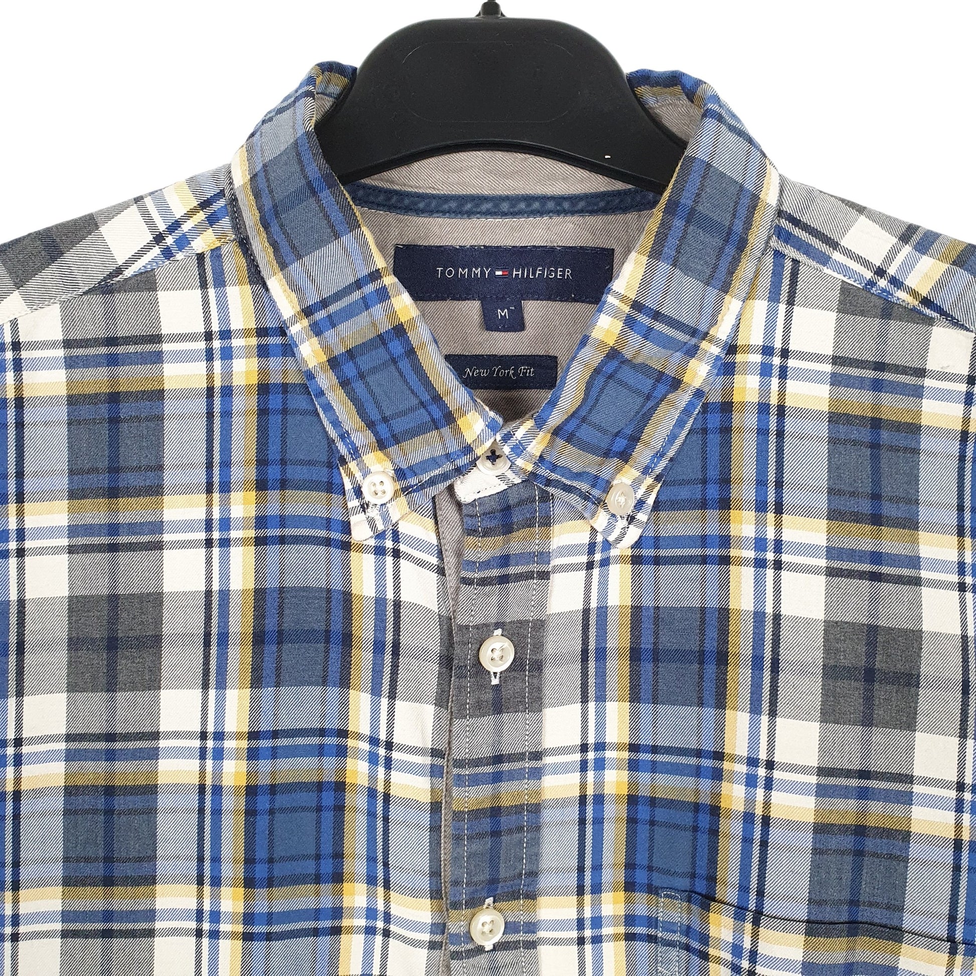 Tommy Hilfiger Long Sleeve Regular Fit Check Shirt Blue