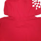 Mens Red Vans Skateboarding Hoodie Jumper