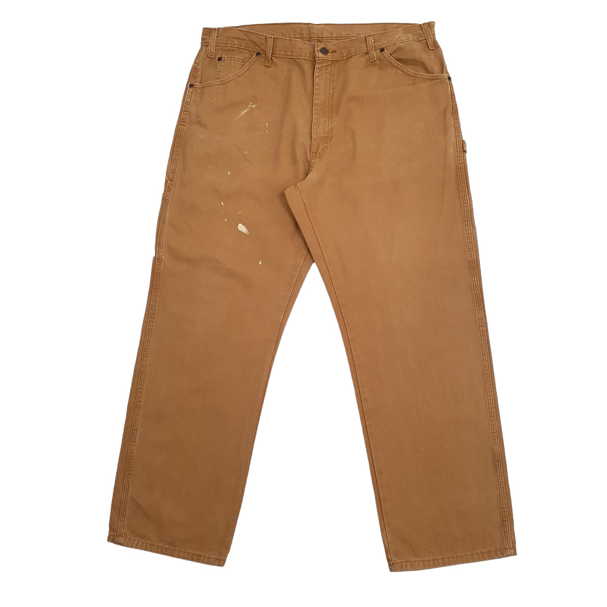 Mens Brown Dickies  Carpenter Trousers