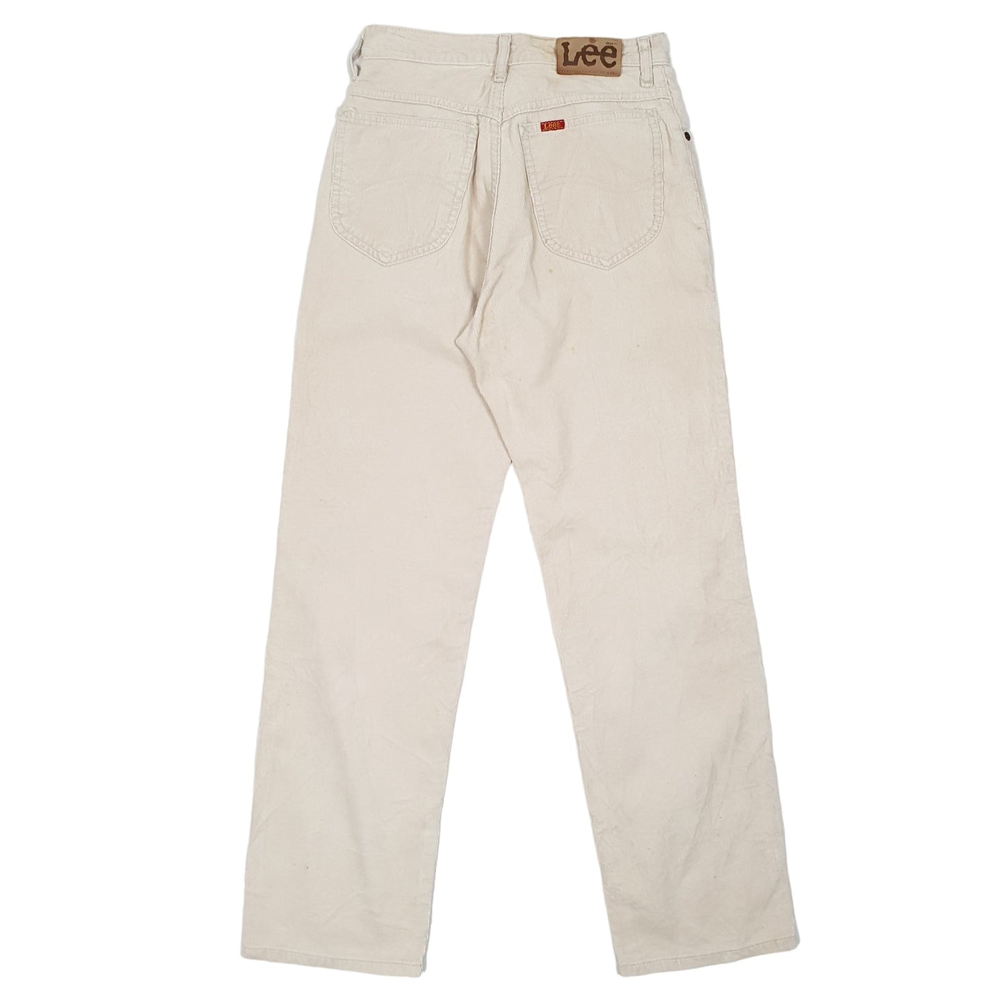 Womens Cream Lee Miss Riders Western Corduroy Trousers