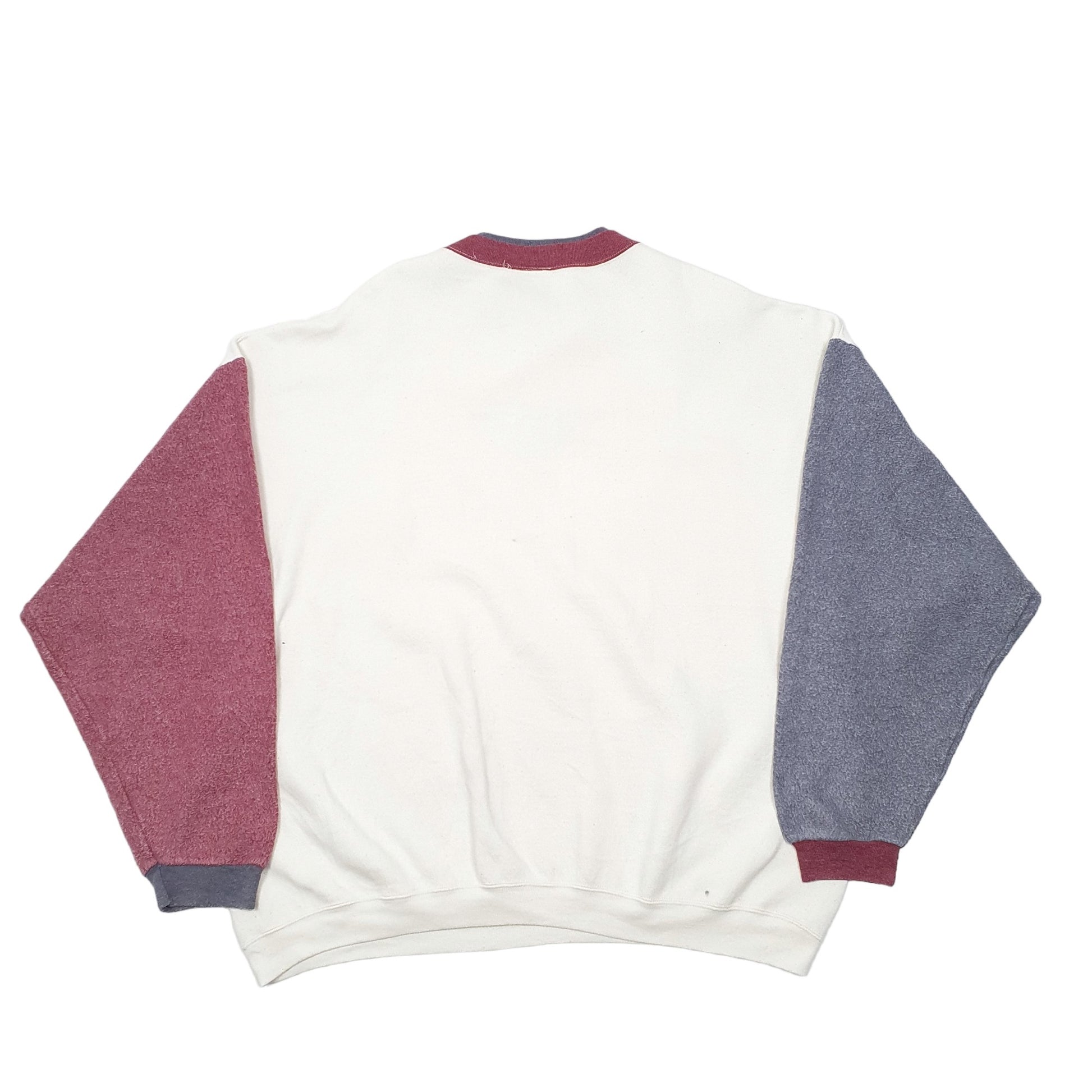 Mens Cream Harley Davidson Vintage Sweatshirt Motorcycles Biker Made In USA Crewneck Jumper