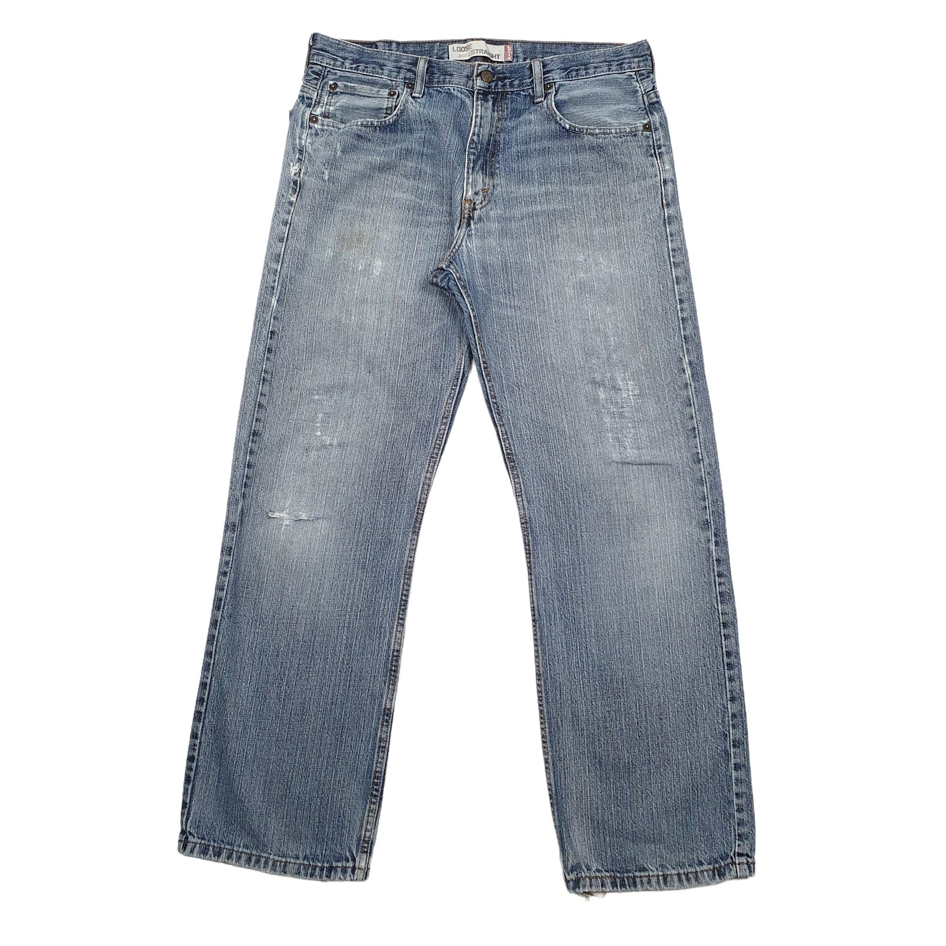 Levis 569 Loose Fit Jeans W33 L32 Blue