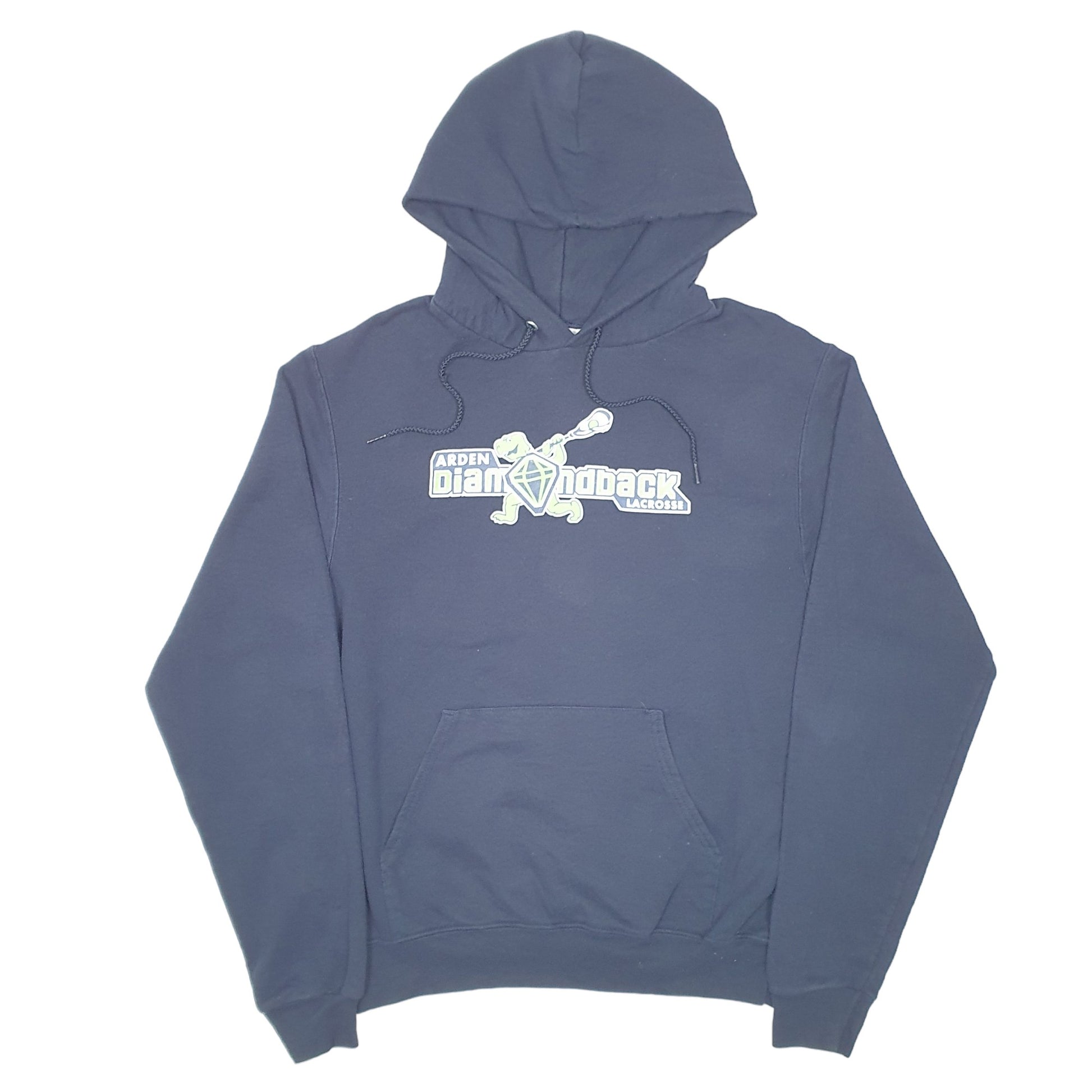 Mens Navy Champion Arden Diamondback Lacrosse Hoodie Jumper