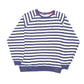 Mens Navy Polo Ralph Lauren Striped Crewneck Jumper