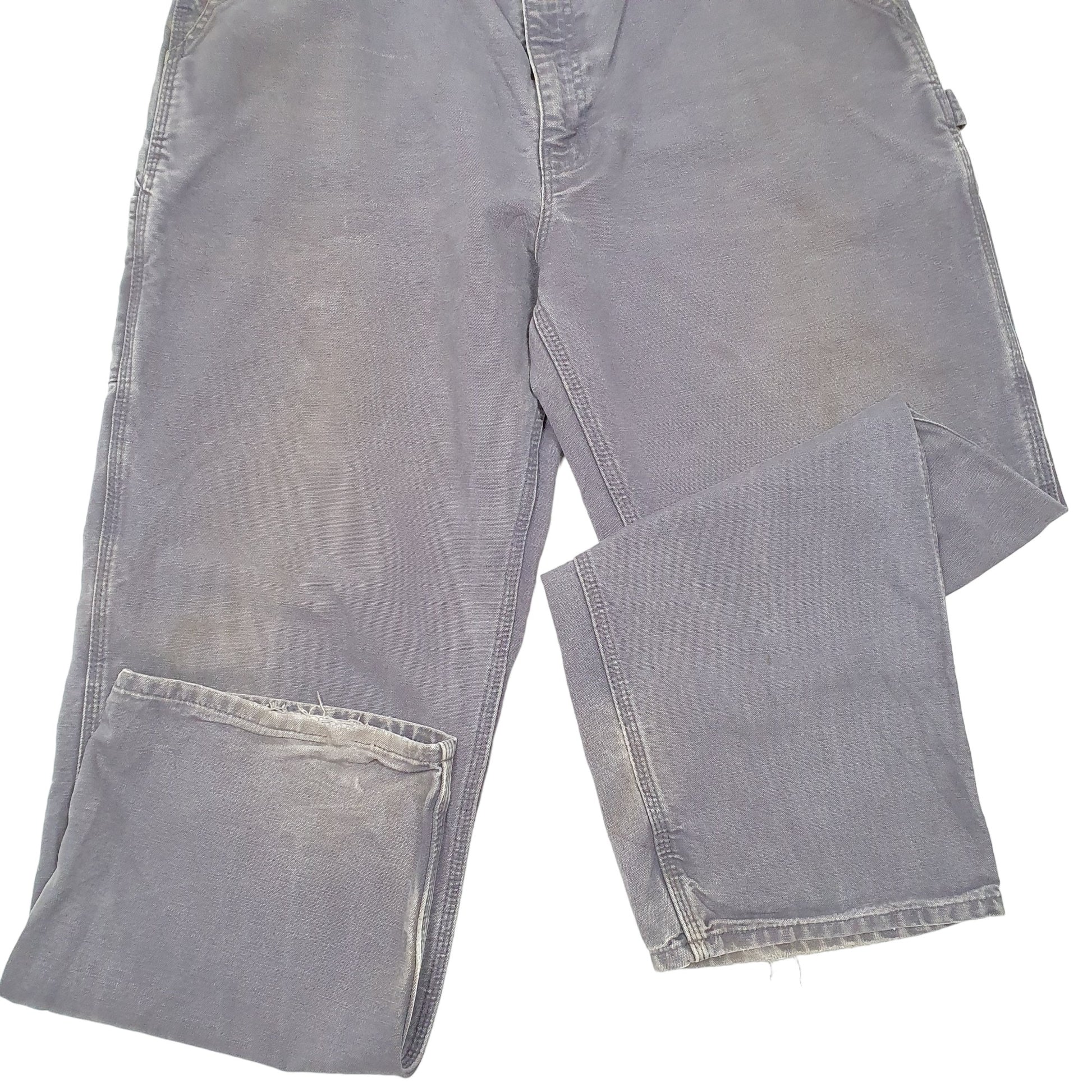 Mens Navy Carhartt Work Wear Carpenter Trousers