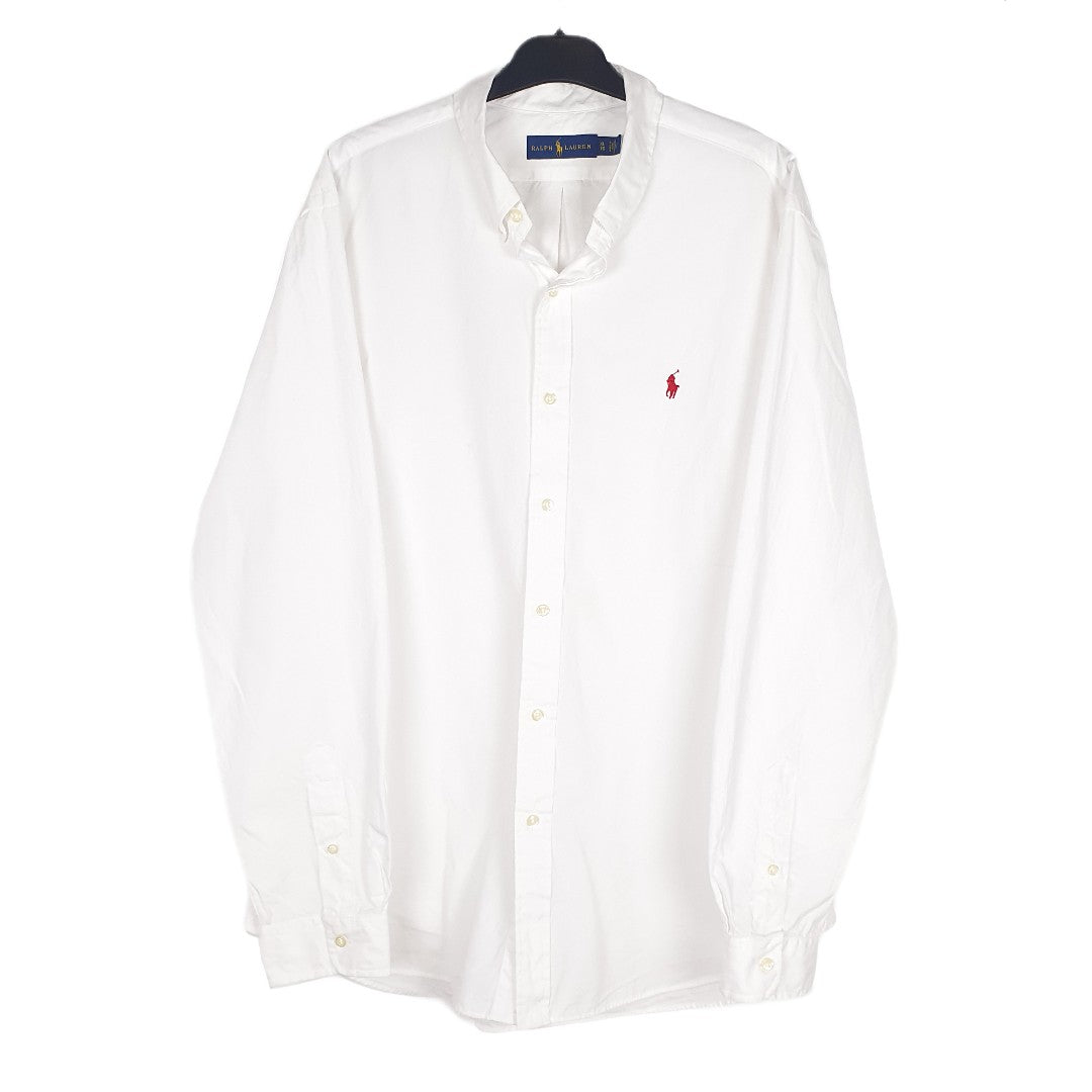 White Polo Ralph Lauren Long Sleeve Shirt