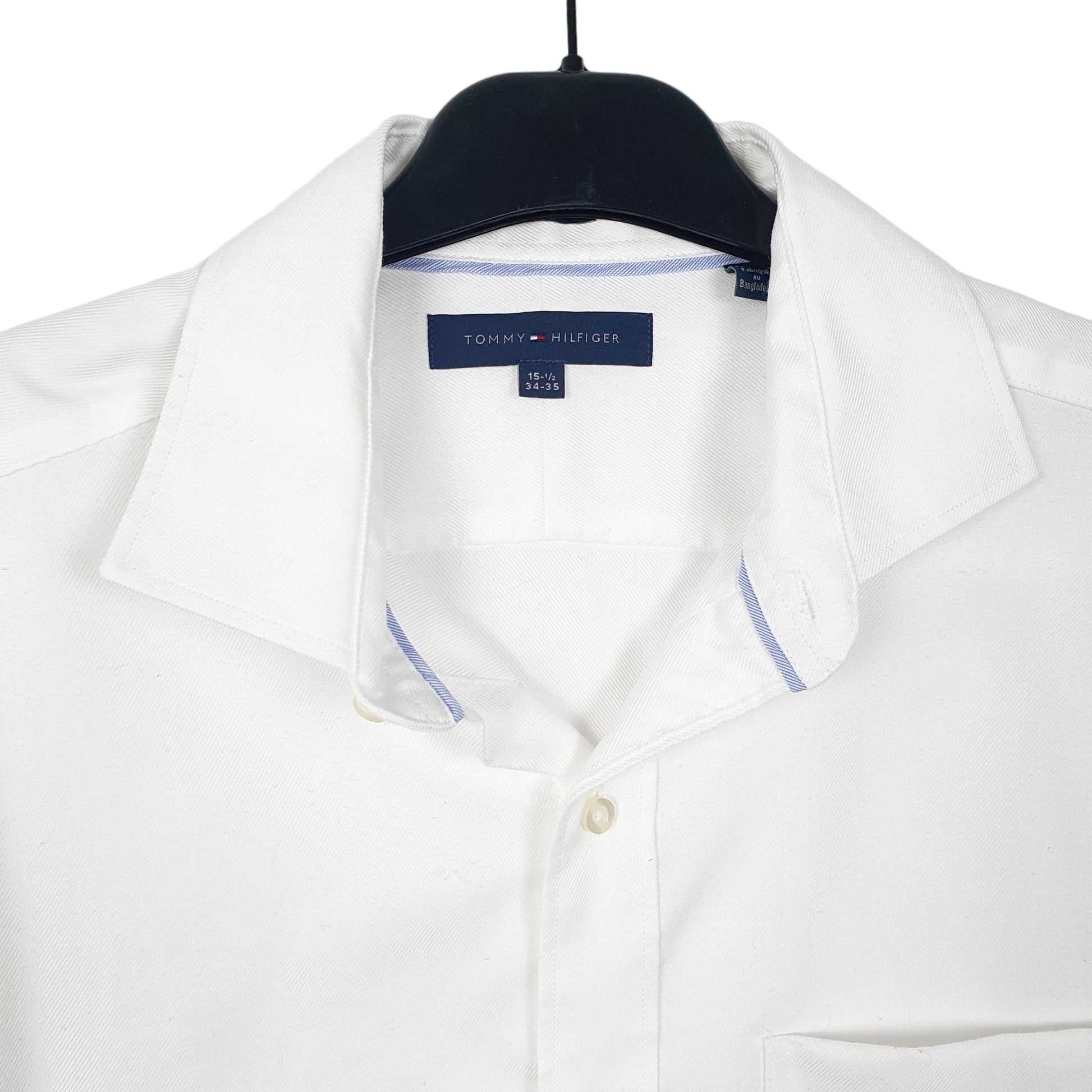 Mens White Tommy Hilfiger  Long Sleeve Shirt