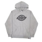 Mens Grey Dickies Spellout Hoodie Jumper