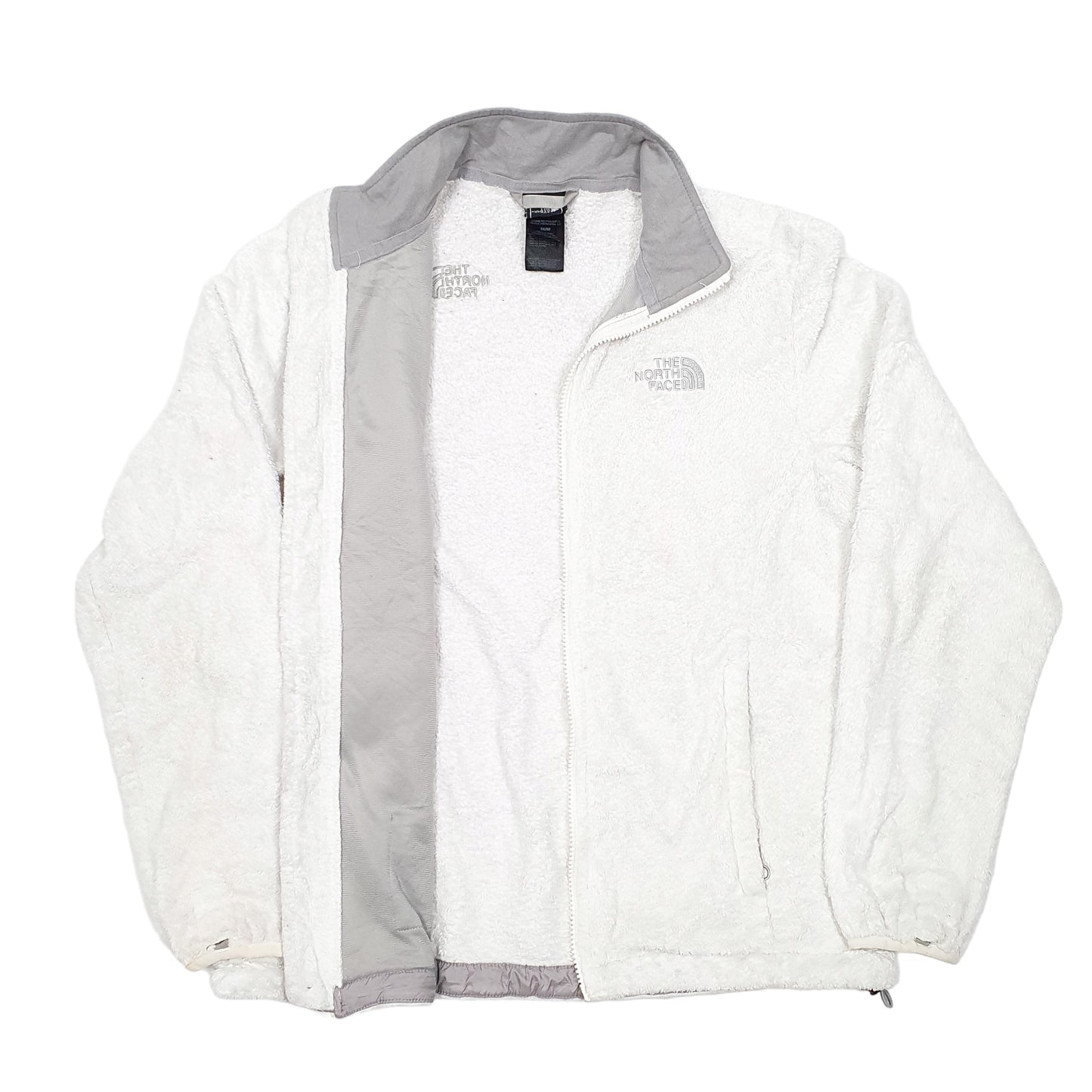 Womens White The North Face  Full Zip Jumper