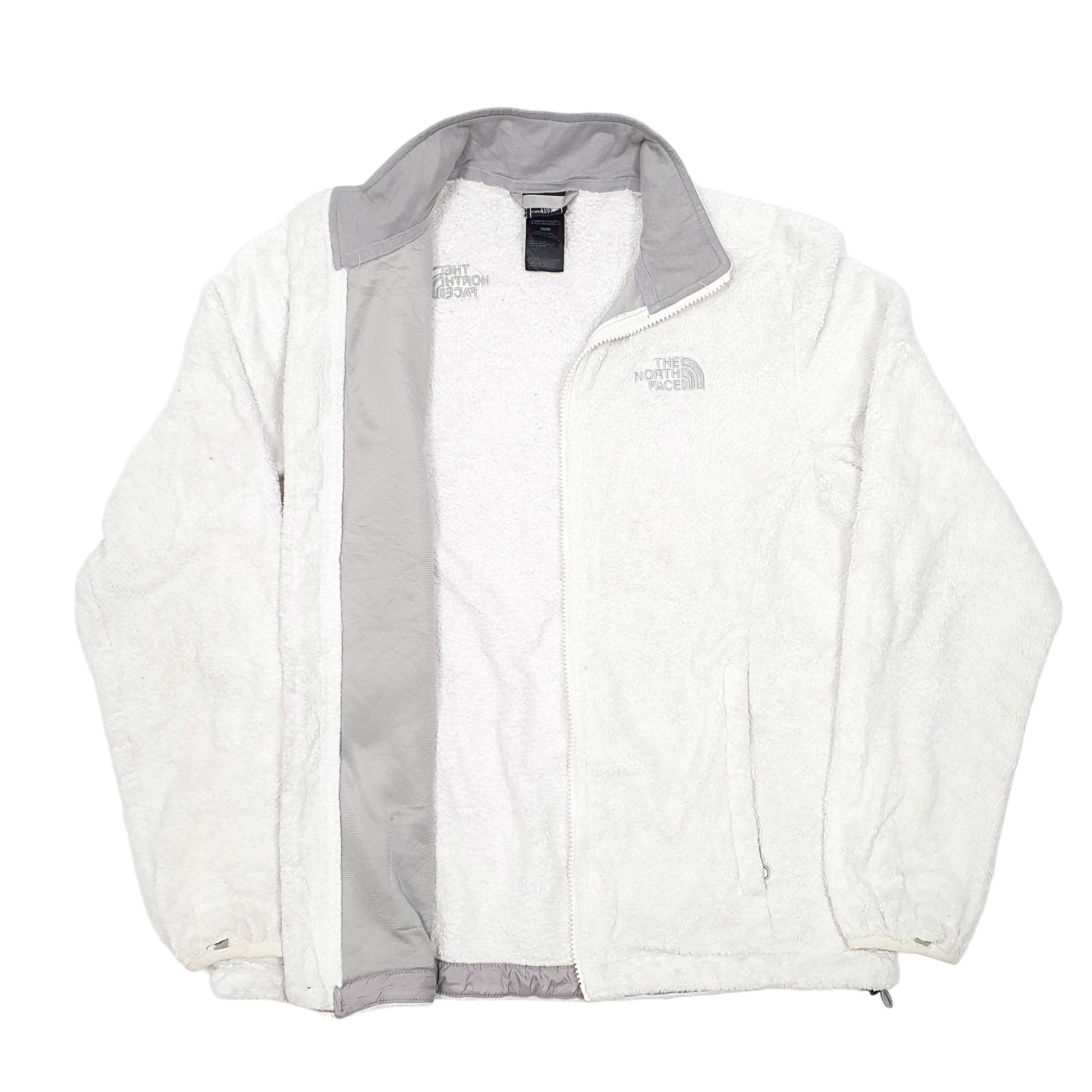 Womens White The North Face  Full Zip Jumper