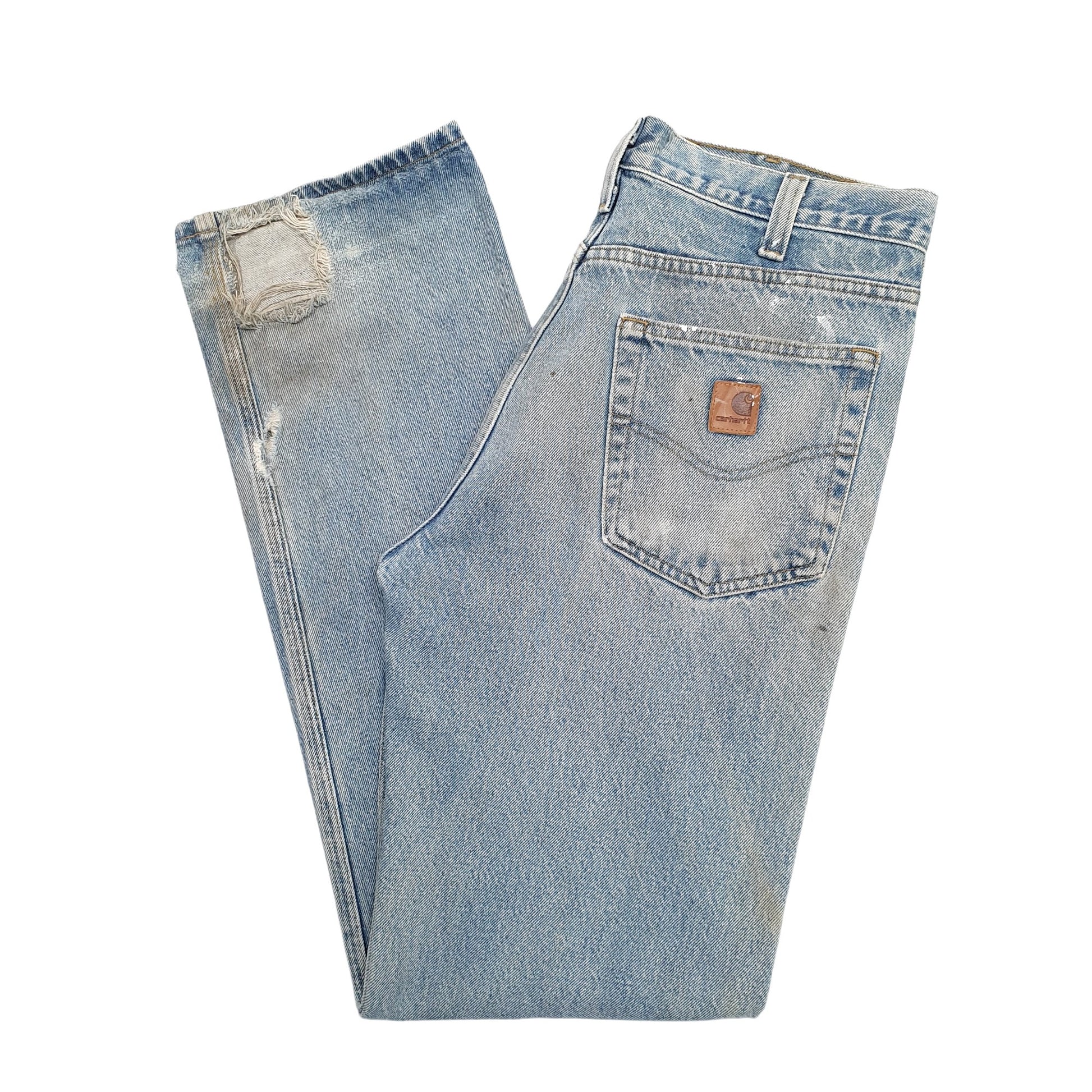 Mens Blue Carhartt  Carpenter JeansW32 L34