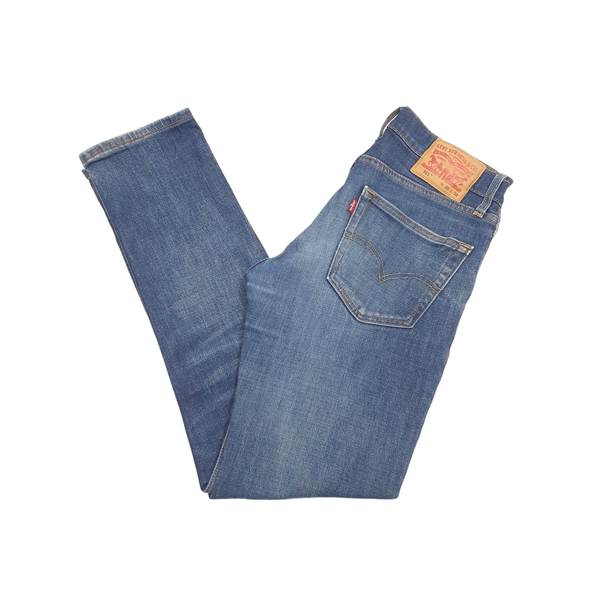 Levis 511 Slim Fit Performance Stretch Jeans W30 L31 Blue